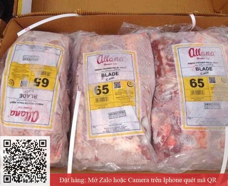 Thịt nạc vai trâu đông lạnh nhập khẩu - Thực Phẩm Phúc Đạt - Công Ty TNHH Xuất Nhập Khẩu Quốc Tế Phúc Đạt